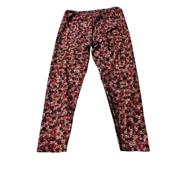 Victoria Secret Sport Knockout High Rise Legging Red Pink Jewel Gemstone New L - Picture 4 of 8